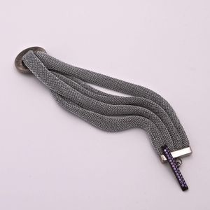 Adami&Martucci Silver Mesh Multi-Strands Bracelet